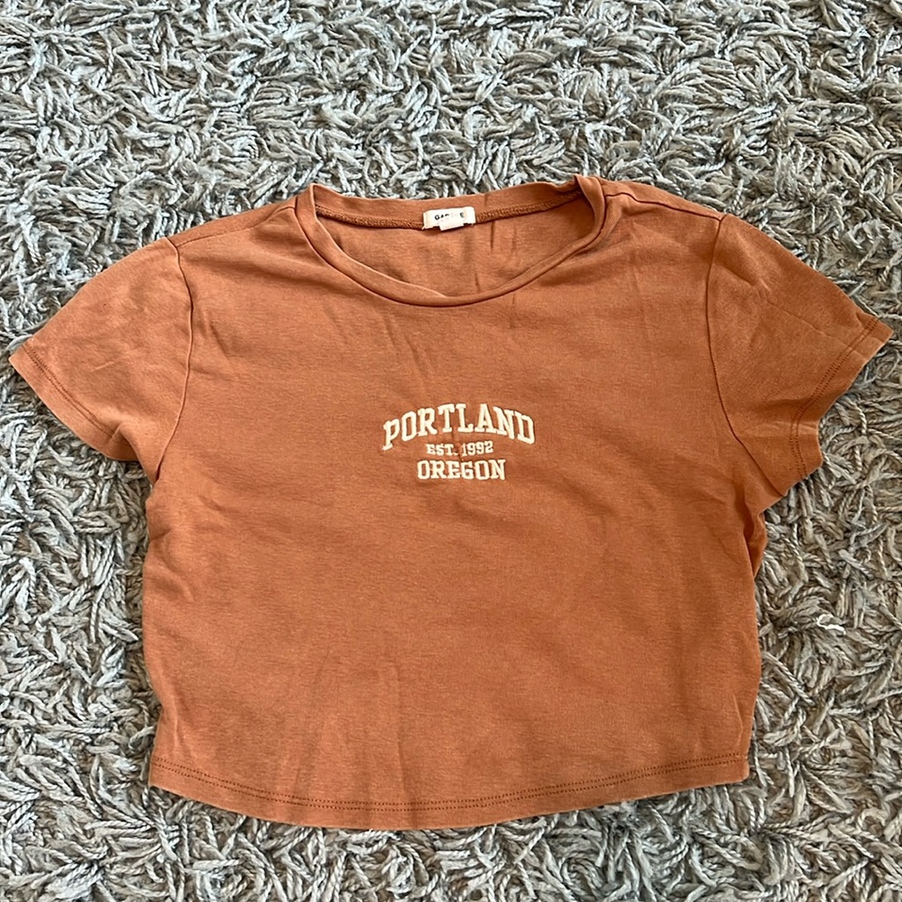 Garage Cropped Baby Tee